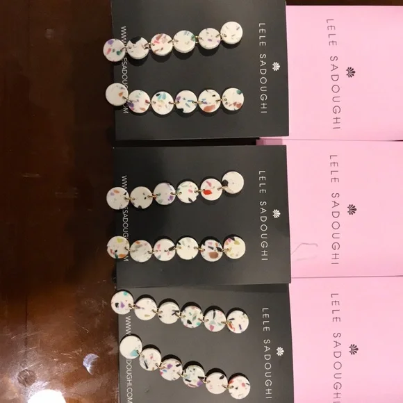 Lele Sadoughi Earrings 3 Pair - Picture 1 of 2
